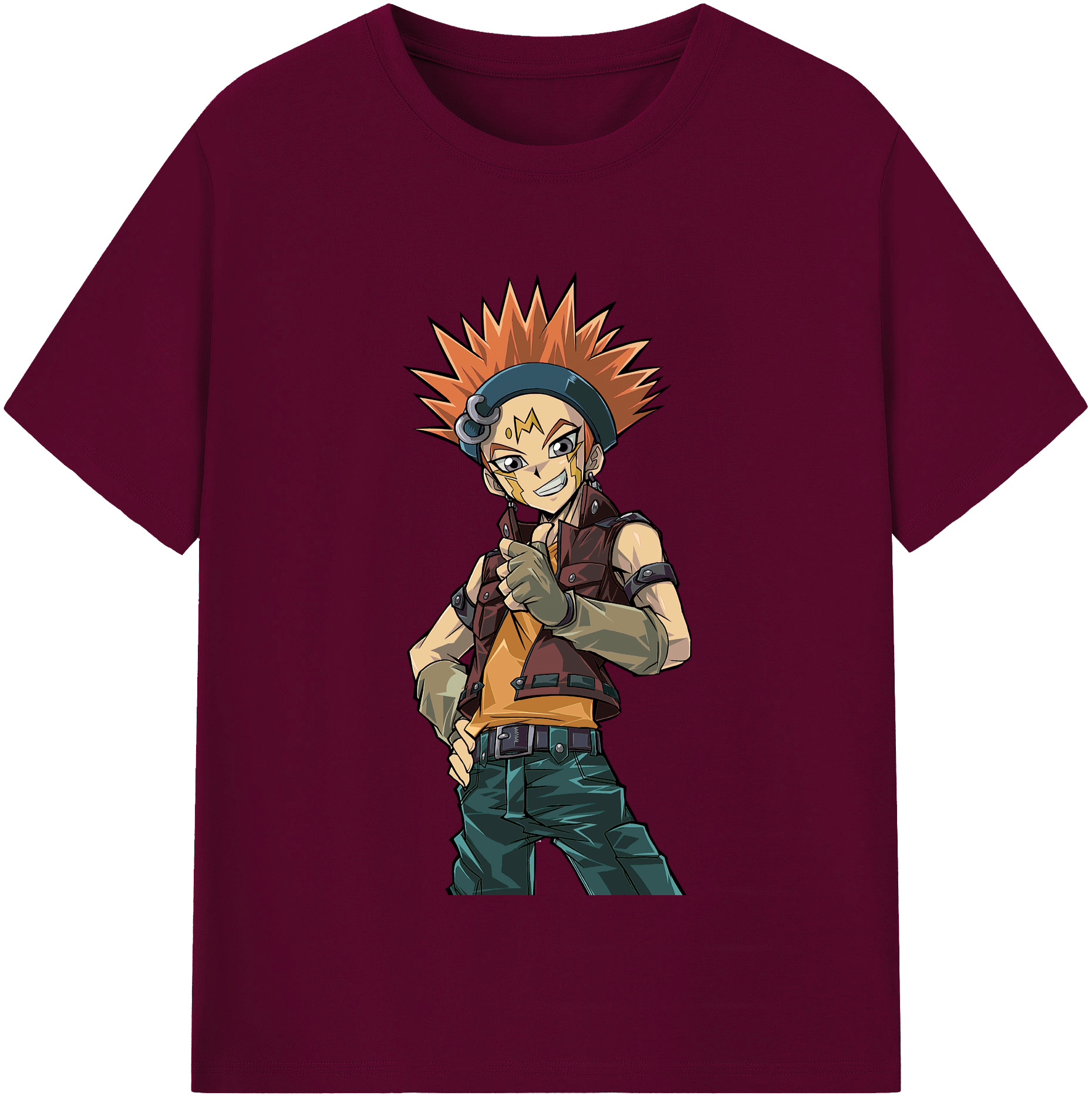 （画像用） 遊☆戯☆王 Yu-Gi-Oh! レディースカジュアルプリントTシャツ（綿100％）